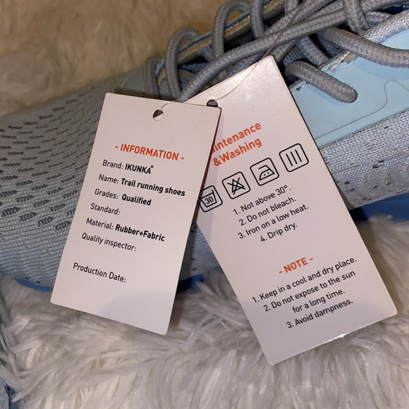 Sneakers Trail running shoes ikunka blue nwt no box - Picture 10 of 13